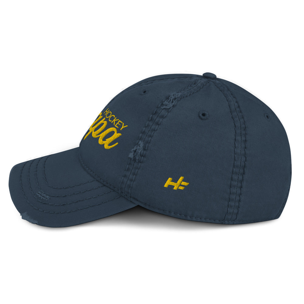 Hoapa Hockey Distressed Dad Hat